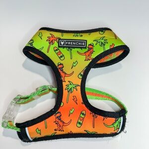 Frenchie Bulldog Retro Dino Harness S